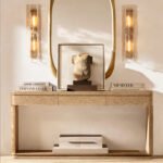 Lattice Clear Glass Sconce - Image 9