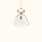 Machinist Glass Cloche Pendant Light