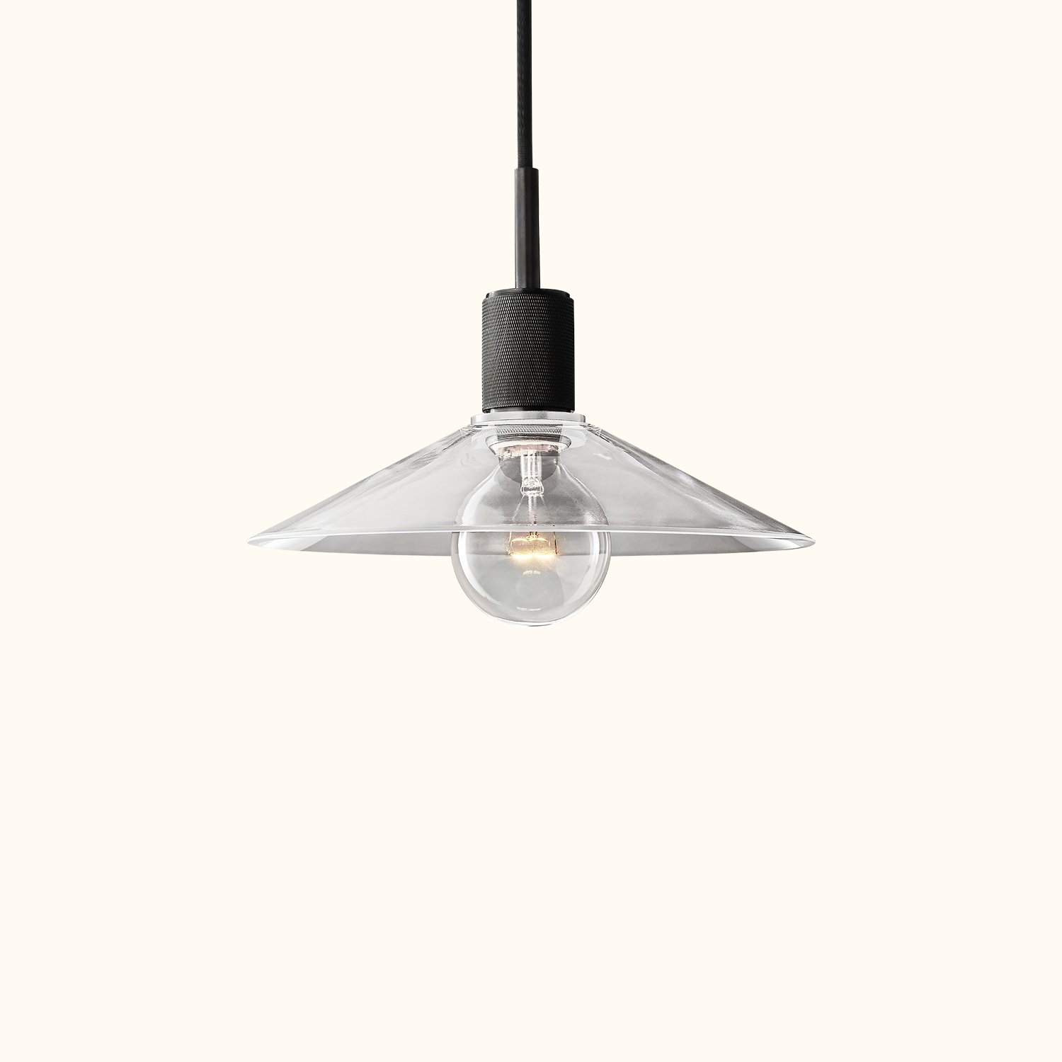 Utilitaire_Glass_Slope_Shade_Pendant_Light_01_tinuse Utilitaire Glass Slope Shade Pendant Light - Image 1