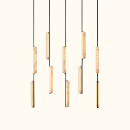 Audubon Alabaster Linear Chandelier