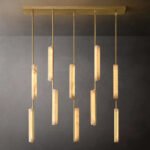 Audubon Alabaster Linear Chandelier - Image 4