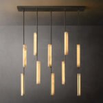Audubon Alabaster Linear Chandelier - Image 3