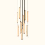 Audubon Alabaster Round Chandelier