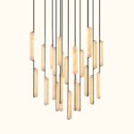 Audubon Alabaster Round Chandelier - Image 6