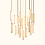 Audubon Alabaster Round Chandelier - Image 7