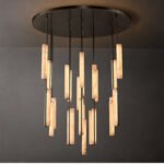 Audubon Alabaster Round Chandelier - Image 13