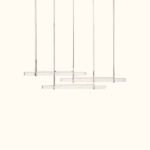 Audubon Crystal Triple Bar Linear Chandelier - Image 10