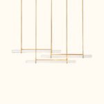 Audubon Crystal Triple Bar Linear Chandelier - Image 9