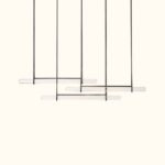 Audubon Crystal Triple Bar Linear Chandelier - Image 8