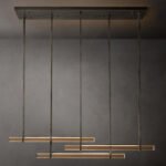 Audubon Crystal Triple Bar Linear Chandelier - Image 5