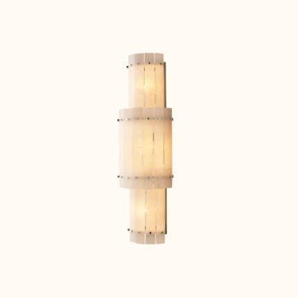 San Marco Alabaster Grand Round Sconce