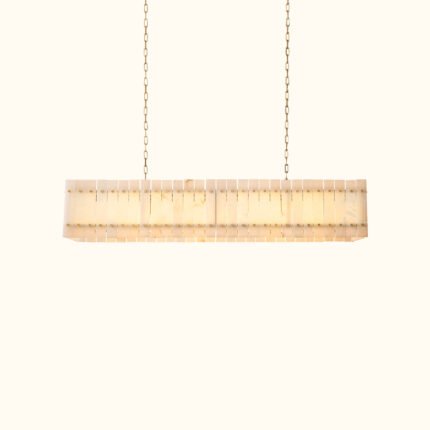 San Marco Alabaster Linear Chandelier