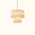 San Marco Alabaster Round Tiered Chandelier - Image 4