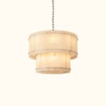 San Marco Alabaster Round Tiered Chandelier - Image 5