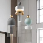V51 Pale Blue Pendant Light - Image 6
